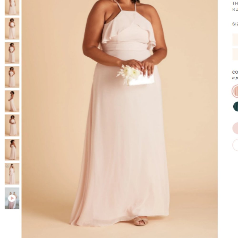 Birdy Grey Blush Chiffon Maxi